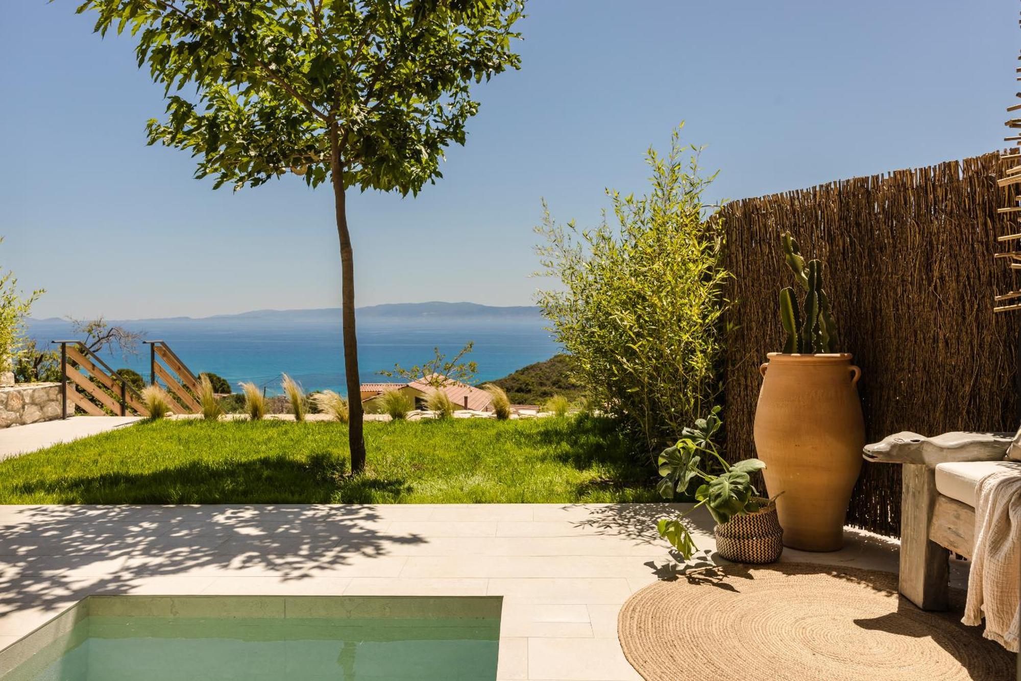 Hilaritas Luxury Suites Sea View, Private Pool & Jacuzzi Paradise Ratzaklion Luaran gambar