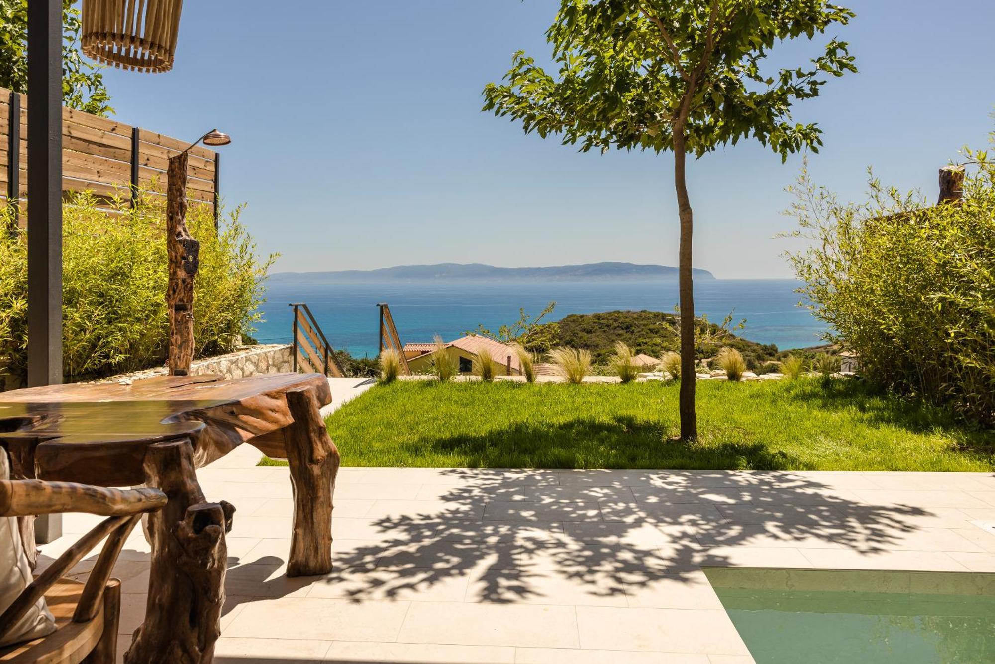 Hilaritas Luxury Suites Sea View, Private Pool & Jacuzzi Paradise Ratzaklion Luaran gambar