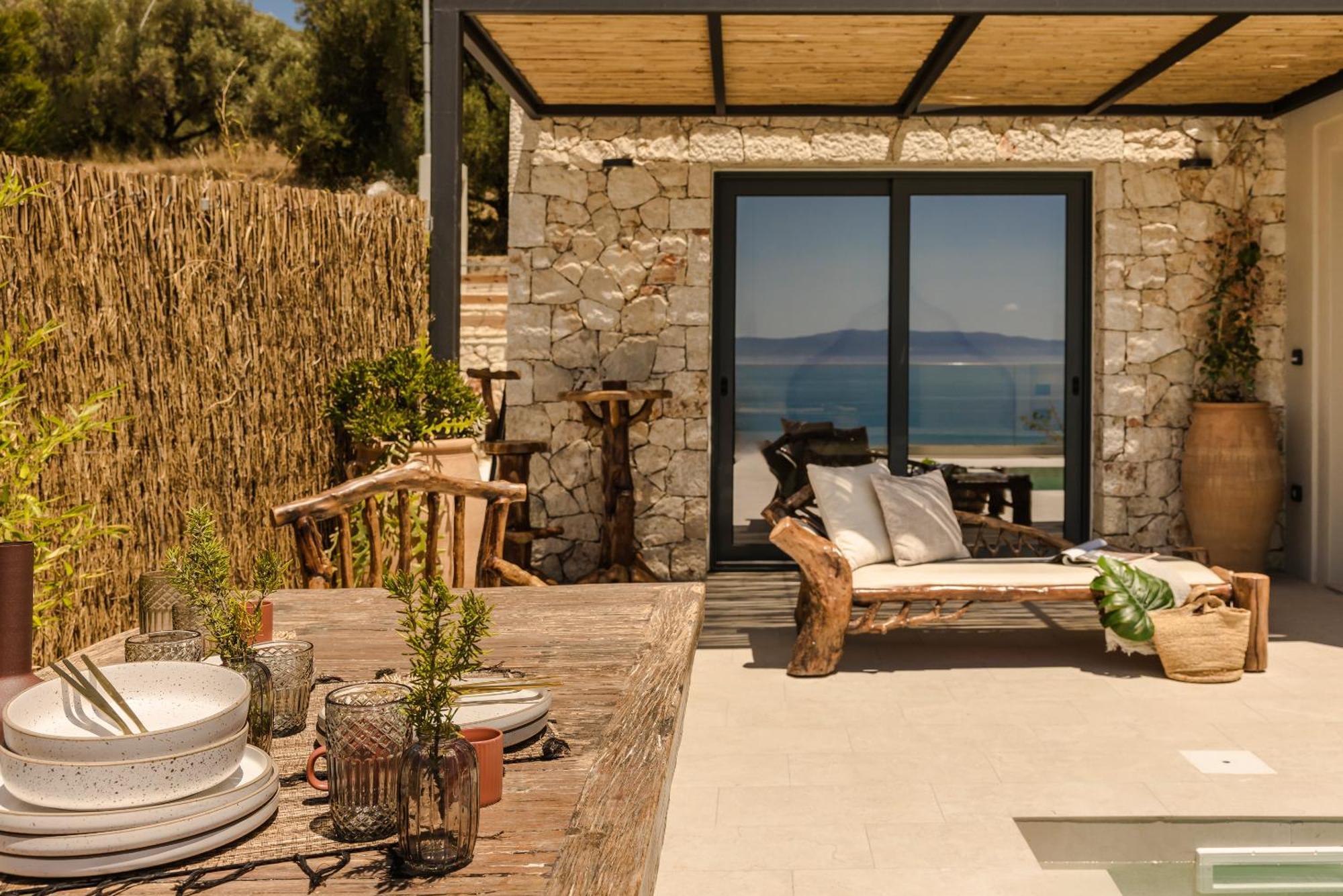 Hilaritas Luxury Suites Sea View, Private Pool & Jacuzzi Paradise Ratzaklion Luaran gambar