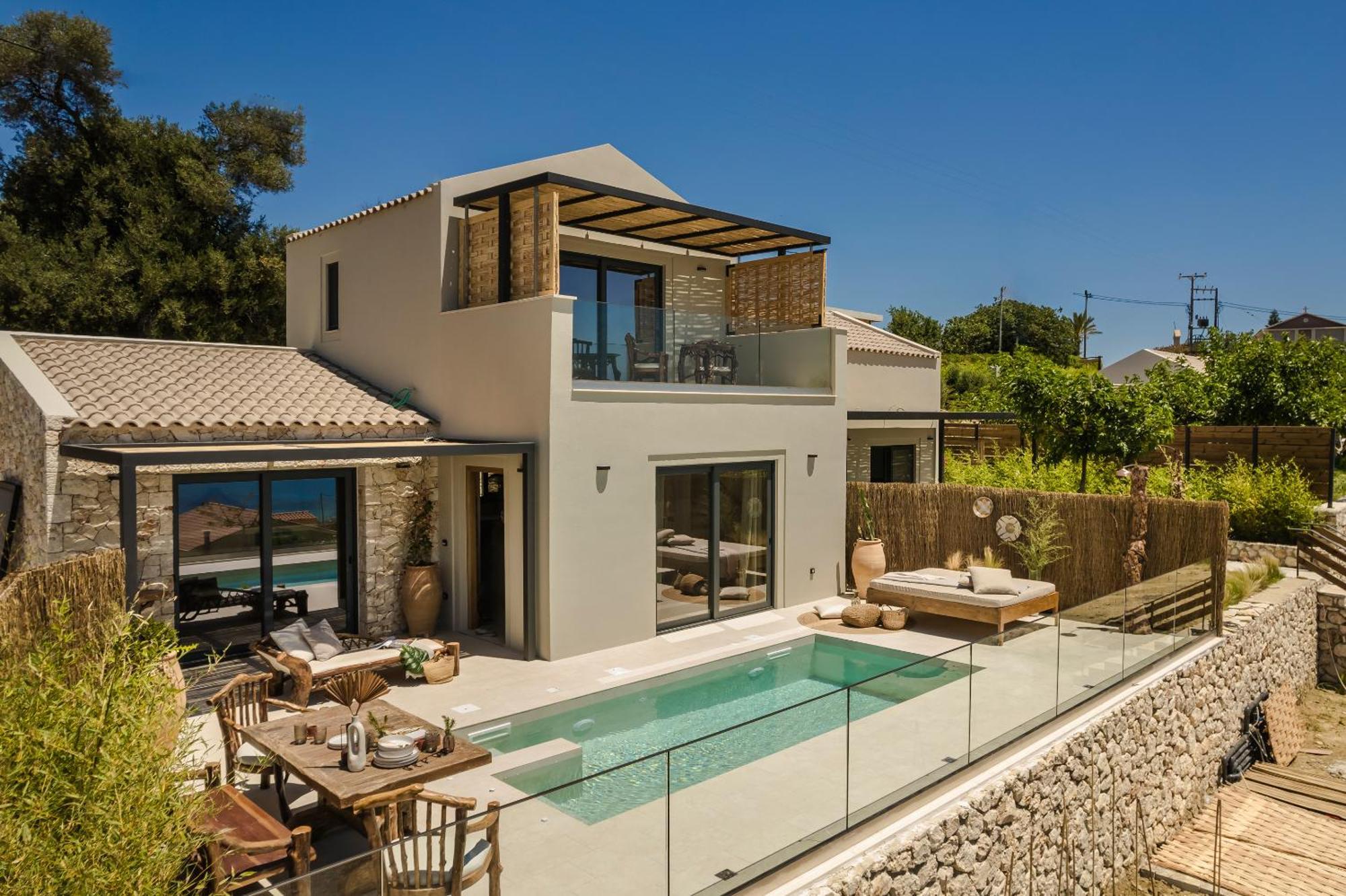 Hilaritas Luxury Suites Sea View, Private Pool & Jacuzzi Paradise Ratzaklion Luaran gambar