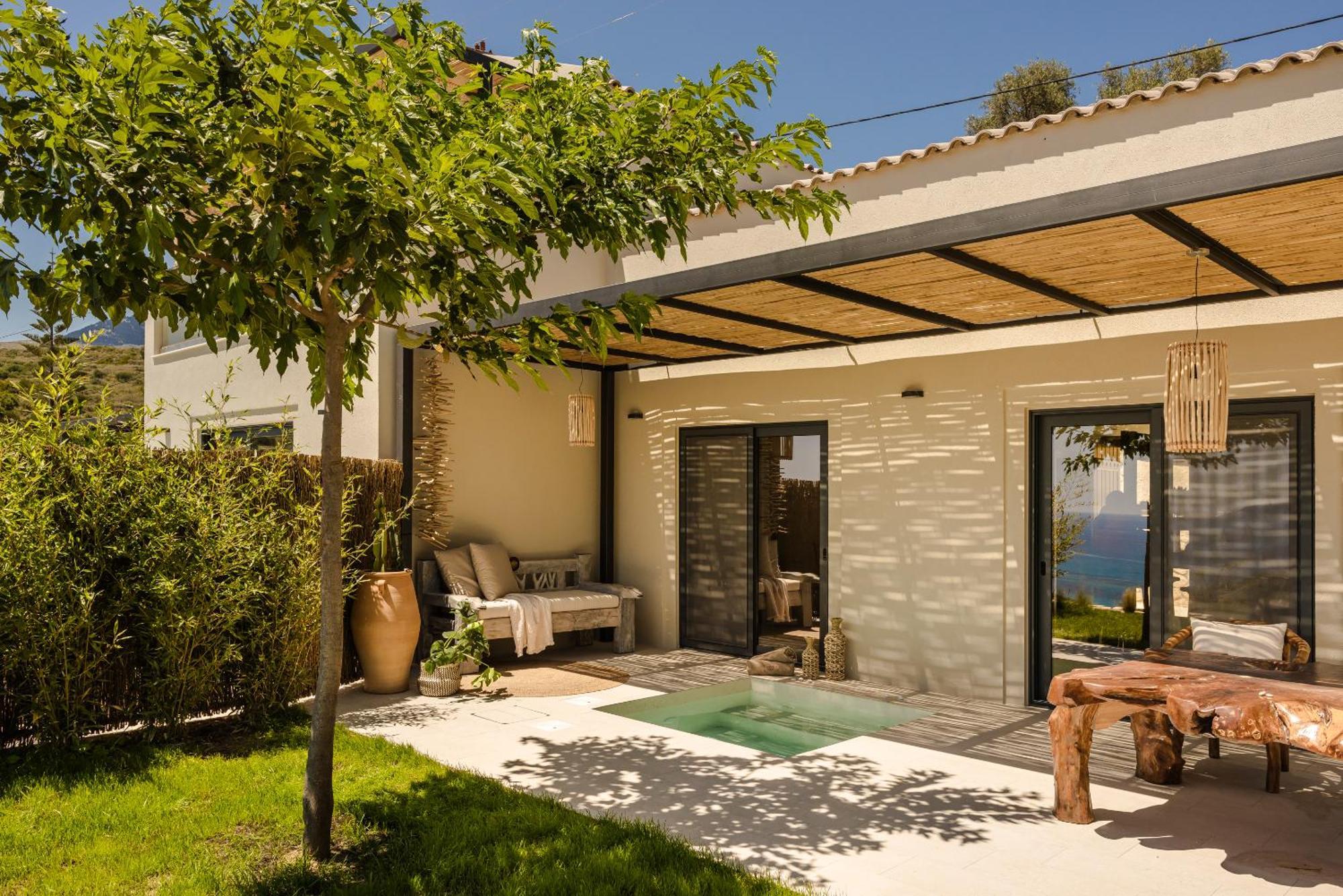Hilaritas Luxury Suites Sea View, Private Pool & Jacuzzi Paradise Ratzaklion Luaran gambar